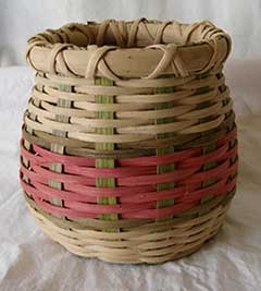 Pink Green Basket